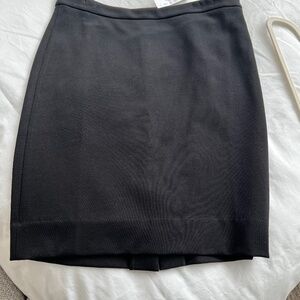J crew Black wool skirt